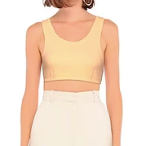 Ganni Crop top Apricot L - Picture 1 of 7